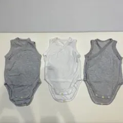 UNIQLO 60cm 前開き ベビー肌着 エアリズム 3枚セット