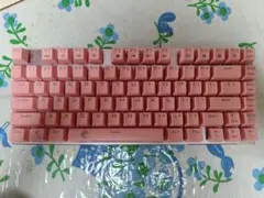 E-YOOSO ゲーミングキーボード ピンク 81キー Z88のサムネイル