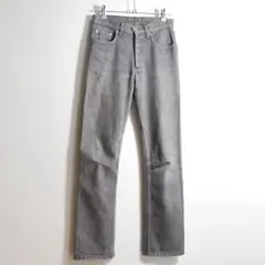 本人期 90s HELMUT LANG デニムパンツ グレー 25 イタリア製のサムネイル
