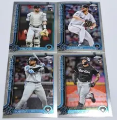 マーリンズ 4枚セット RC含 Topps Chrome Topps MLB