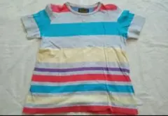 DADDY OH DADDY マルチボーダー Tシャツ 150のサムネイル