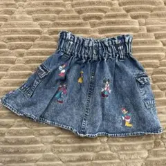 ディズニー ミッキー デニムスカート 90cm リトシー トミカしまむら
