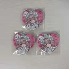にじさんじ Cherry Cherish 椎名唯華 ハート型缶バッジ - メルカリ