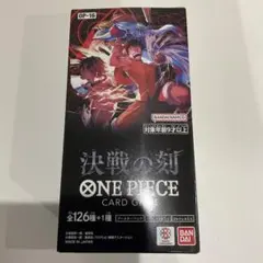 新品(テープ付き)】ワンピースカード 決戦の刻 1BOX ONE PIECE - メルカリ
