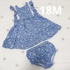 おすすめ✨Ralph Lauren 花柄ワンピース＆パンツセット18M ブルー