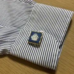 カフス　ウェッジウッド ガレオン船モチーフ　水色のサムネイル