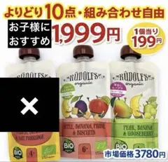 Rudolf有機ベビースムージー3種×（よりどり10点）専用出品させて頂きます‼︎