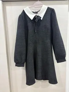 ツイードワンピース