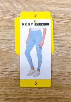レディースDKNY ヨガパンツ Sサイズ ライトブルー新品未試着未試着