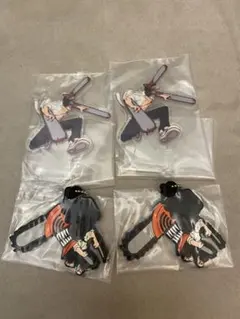 【新品未開封】一番くじチェンソーマン　ラバーキーホルダー　アクリルスタンド