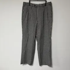 BURBERRY バーバリー チェック スラックス 白黒