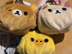 リラックマ、コリラックマ、キイロイトリ ミニミニコインケース