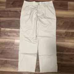 DOCKERS ベージュ ツータック　W33 L30 チノスラックス