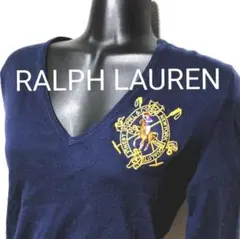 y50. RALPH LAUREN 長袖 カットソー ネイビー
