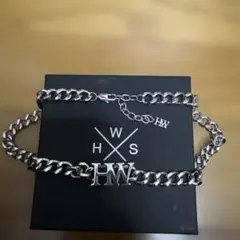 Hollywood star official シルバー チェーンネックレス