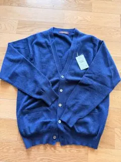 ⁠アルファー製 Shakehand カシミヤ100% カーディガン L⁠