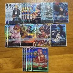 お*ぬ様 赤黒サボ　青黒ウソップ　デッキパーツ