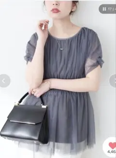natural couture osonoチュールレースチュニックのサムネイル