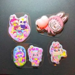 ラブブおしりシール、ウォーターシール5枚セット