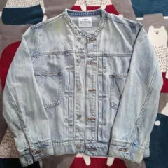 coen フリンジカラー デニムジャケット FREE