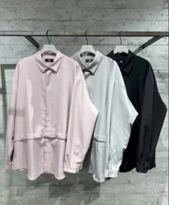 【最終値下げ】HAREハレ 2WAY PINK ピンク オーバーシャツ シャツ