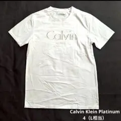 【カルバンクラインプラティナム】Tシャツ 白 Lサイズ オンワード樫山のサムネイル