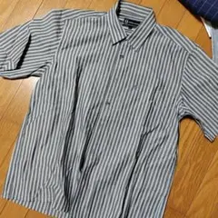美品。Sergio Tacchini 半袖シャツ Lサイズ ストライプ
