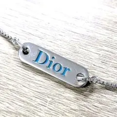 ディオール Christian Dior プレートネックレス ヴィンテージ