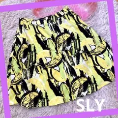 【 SLY 】レモン柄 Aライン スカートのサムネイル