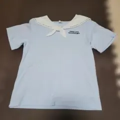 JENNI セーラー襟 Tシャツ 160cmサックス