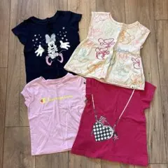ミニーマウスTシャツ4枚セット（80-90サイズ）