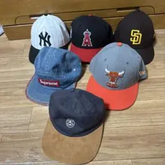 ベースボールキャップセット 6点