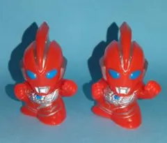 【指人形】ウルトラマンオメガ彩色版・成型色＆塗装違い２体セット（新カラー）のサムネイル