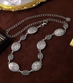 チェーンベルト　シルバー　ベルト