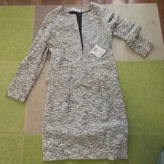 PLST グレー系 　ツイートジャージーセットアップ　Sサイズ　XSサイズ