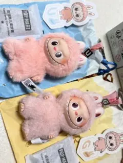 ラブブ PIN FOR LOVE 【U】【G】ぬいぐるみ キーリング2点セット