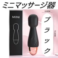 ♥️ミニマッサージ器、１０バイブレーション、ブラックのサムネイル