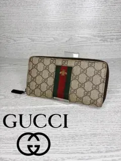 極美品】GUCCI GGキャンバス 長財布 ハート ネイビー - メルカリ