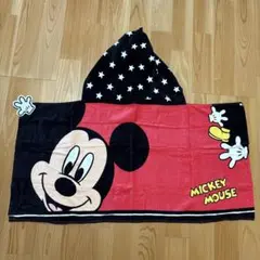 ミッキーマウス フード付きタオル