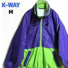 K-WAY ナイロンジャケット M アウトドア ヴィンテージ アノラックパーカー