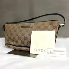 グッチ GG柄 GGキャンバス ハンドバッグ アクセサリーポーチ メイクポーチ