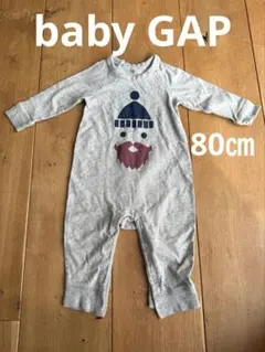 baby GAP グレー　ロンパース　80㎝