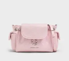 CHARLES&KEITH Duoドゥオ ツーウェイフロントフラップバックパック