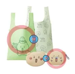 韓国 マングロジンコム 壊れたクマ ポーチキーリング エコバッグ