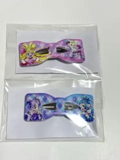 アイドルプリキュア　映画前売り特典　ヘアクリップ２個セット