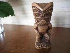 GUAM ティキ像 置物 木彫り風