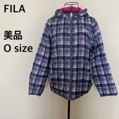 【美品】FILA/チェック柄ジャケット/アウター/ジャンパー/リバーシブル