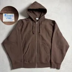 美品　Champion リバースウィーブ　ジップパーカー　青単タグ復刻　XL
