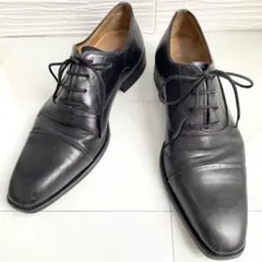 最高峰✨ビジネスシューズ ストレートチップ イタリア製 本革 25.5cm 黒のサムネイル