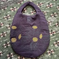 mina perhonen エッグバッグ タンポポ 刺繍